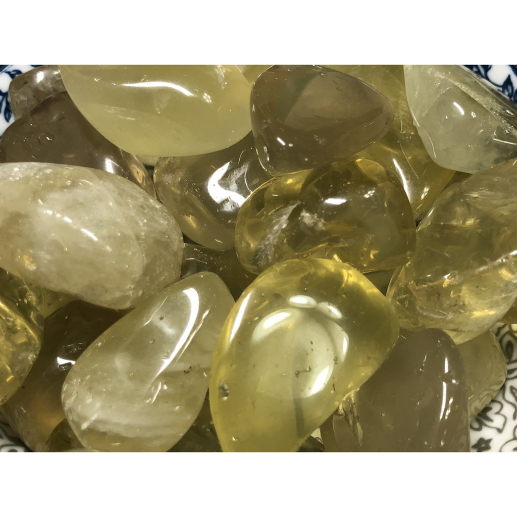 甜蜜水晶 天然水晶拋光原石 黃水晶招正財 黑曜石主避邪 原石 黃水晶 碎石 淨化消磁(商品如照片實品拍照)便宜出清:圖片 5