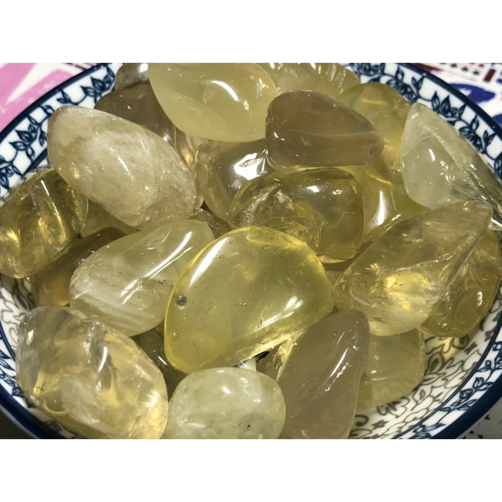甜蜜水晶 天然水晶拋光原石 黃水晶招正財 黑曜石主避邪 原石 黃水晶 碎石 淨化消磁(商品如照片實品拍照)便宜出清:圖片 8