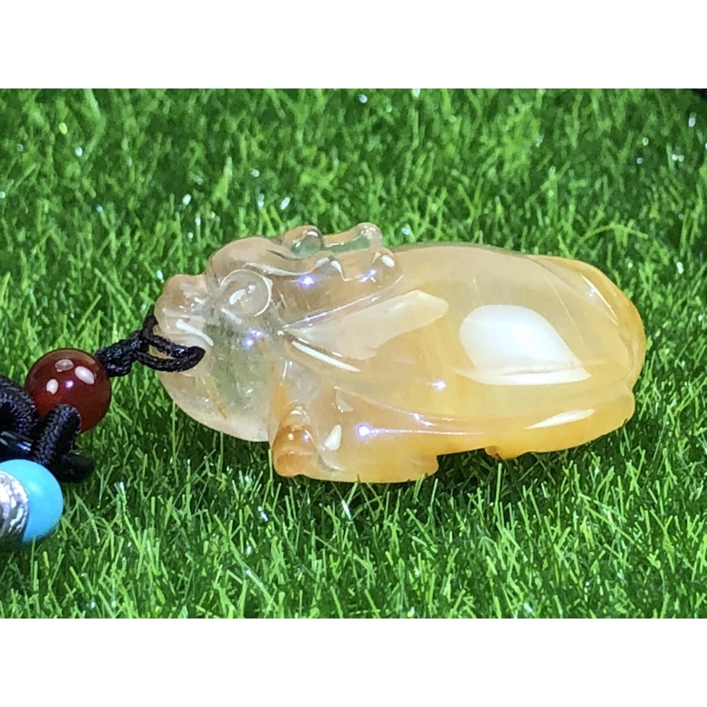 J0408B03-A2★甜蜜水晶★天然異相水晶龍龜吊墜項鍊♡幫您轉運招財化煞♡改善磁場。 商品如圖 潮男潮女必備款