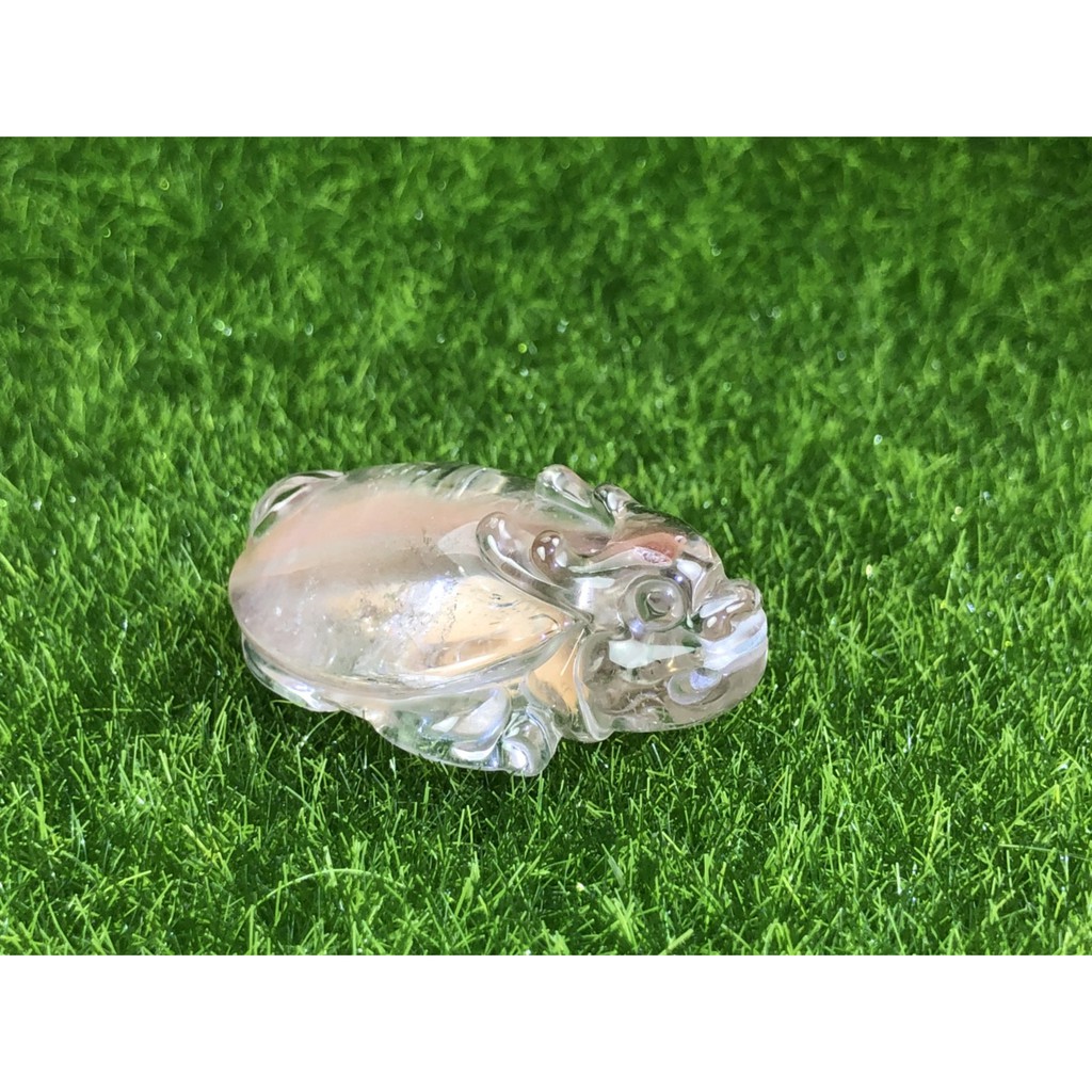 J0408B03-A3★甜蜜水晶★天然異相水晶龍龜吊墜項鍊♡幫您轉運招財化煞♡改善磁場。 商品如圖 潮男潮女必備款:圖片 9