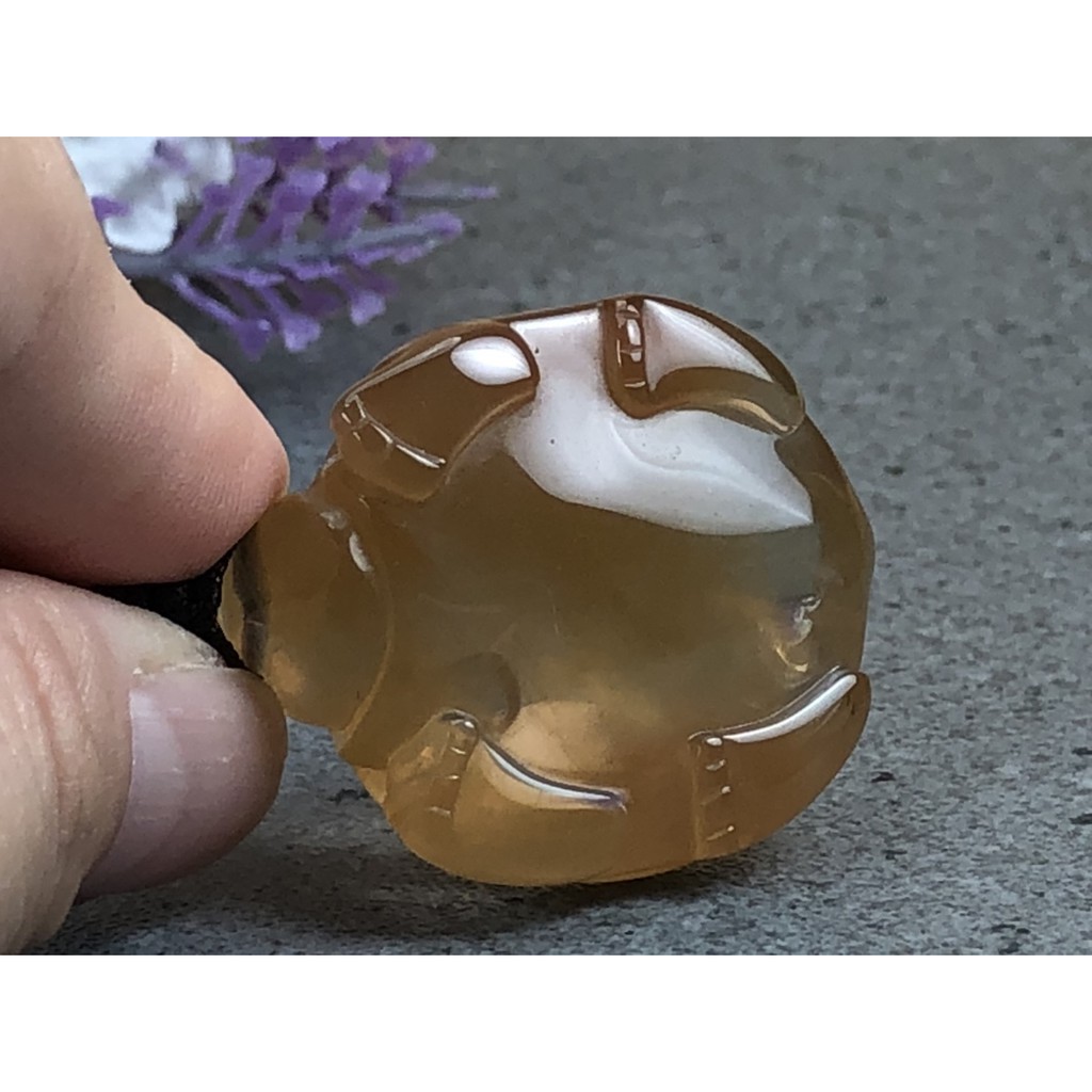 J0408B03-A9★甜蜜水晶★天然異相水晶龍龜吊墜項鍊♡幫您轉運招財化煞♡改善磁場。 商品如圖 潮男潮女必備款:圖片 3
