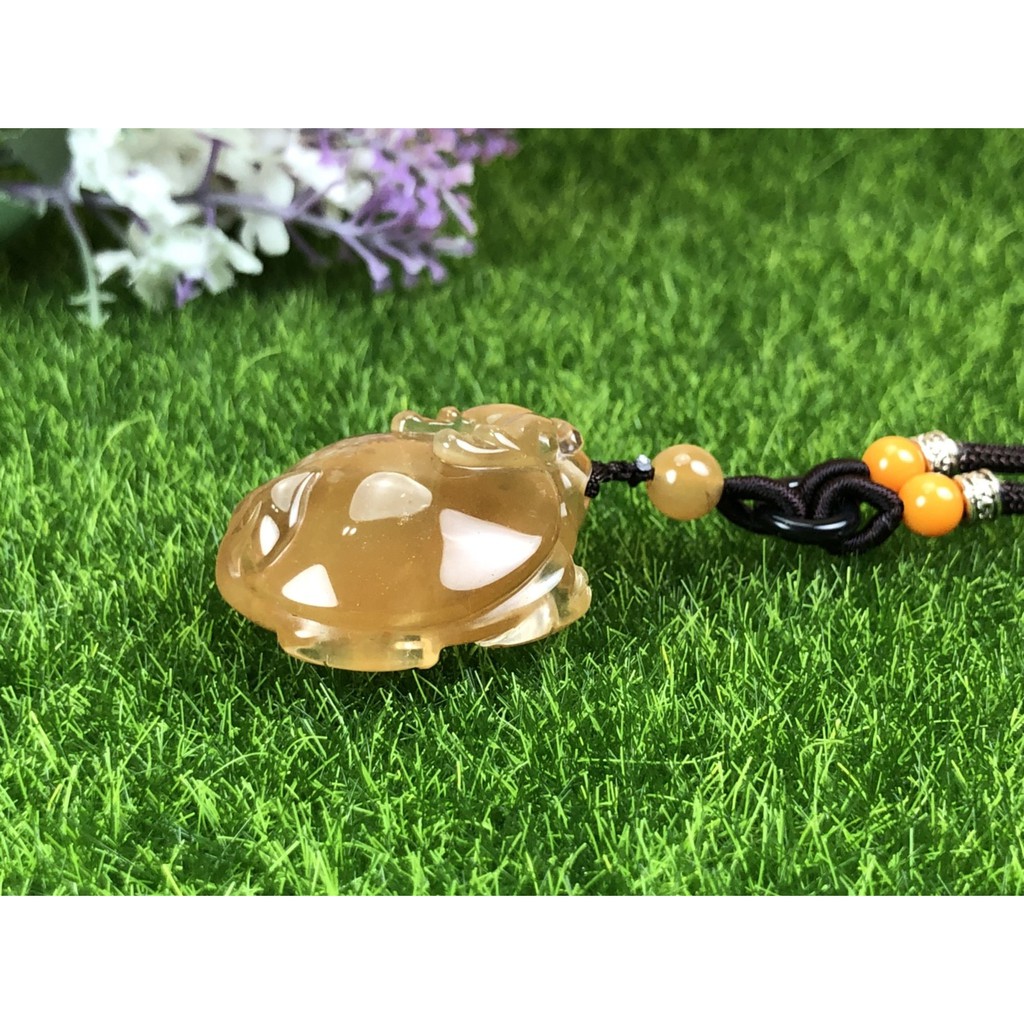J0408B03-A9★甜蜜水晶★天然異相水晶龍龜吊墜項鍊♡幫您轉運招財化煞♡改善磁場。 商品如圖 潮男潮女必備款:圖片 8