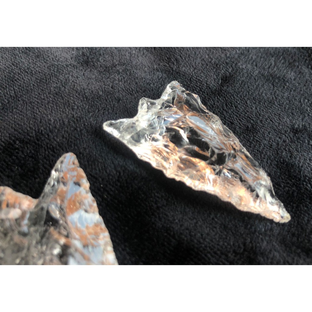 甜蜜水晶 天然白水晶冰晶矛頭墜 繩鍊項鍊:圖片 3