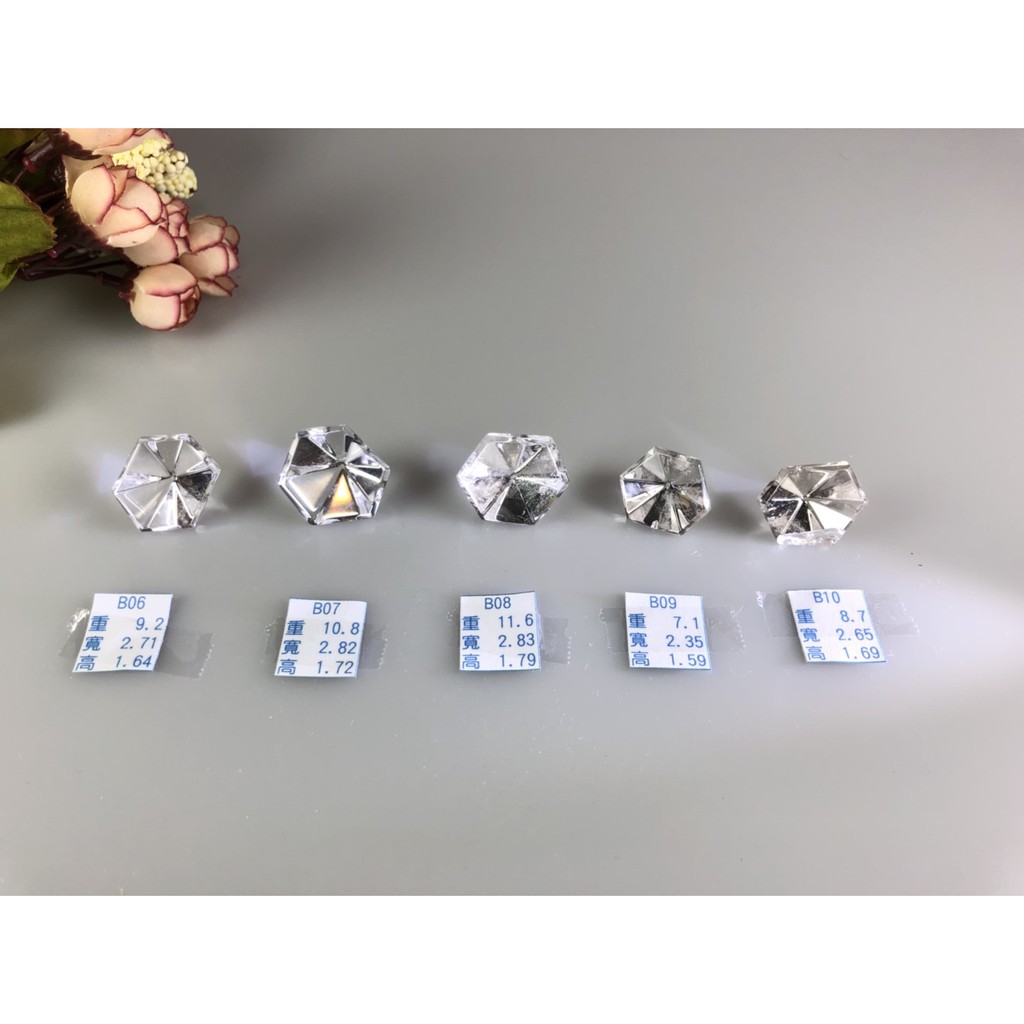 J0706B01-B01.B10★甜蜜水晶★天然清透白水晶金字塔型錐體白水晶數量有限售完止。<新貨入替>:圖片 5