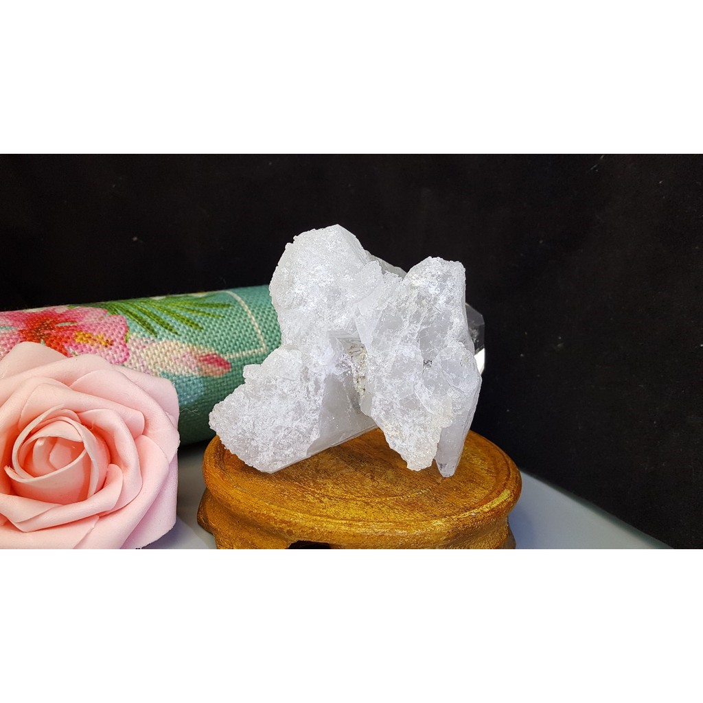 甜蜜水晶 J90401A01-1 天然白水晶簇骨幹白皙清透晶透柱 白水晶 簇消磁淨化充電鎮宅避邪 防輻射:圖片 2