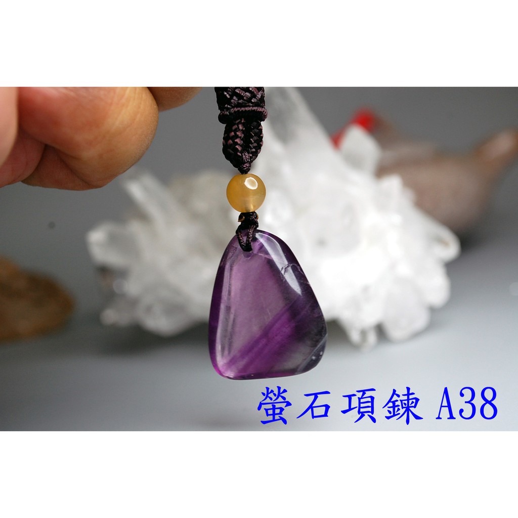 甜蜜水晶 J0930B04-A36-A38天然螢石 滑石 螢石項鍊 五色石項鍊:圖片 8