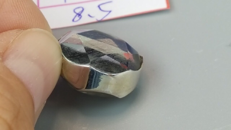 J90414AA01天鐵無事牌 天上來的禮物。超能量新貨入替★甜蜜水晶★鎳鐵隕石大衛星吊墜。天然鎳鐵隕石 維德曼交角。:圖片 7