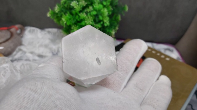 甜蜜水晶 K00101A5-1天然白水晶柱 化解梁煞!寶貝 。橫樑、壓樑等風水化煞 極品:圖片 5