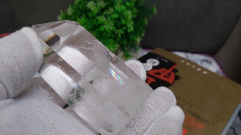 甜蜜水晶 K00101A5-1天然白水晶柱 化解梁煞!寶貝 。橫樑、壓樑等風水化煞 極品:圖片 7
