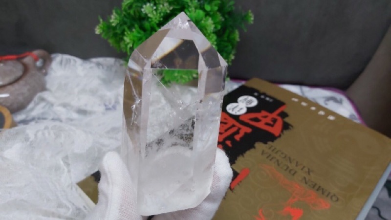 甜蜜水晶 K00101A5-1天然白水晶柱 化解梁煞!寶貝 。橫樑、壓樑等風水化煞 極品:圖片 8