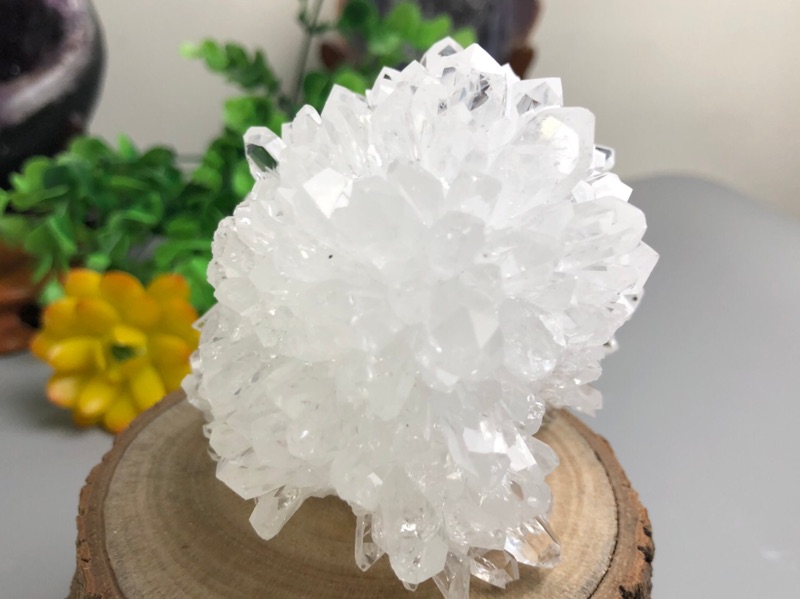 甜蜜水晶 天然細芽白晶簇 J00712A3-5商品如照 一物一拍 實品拍照:圖片 3