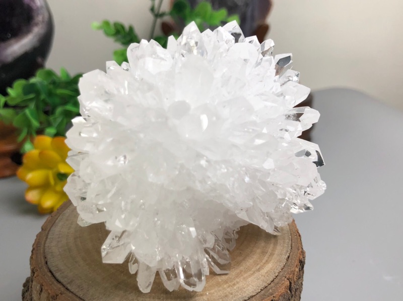 甜蜜水晶 天然細芽白晶簇 J00712A3-5商品如照 一物一拍 實品拍照:圖片 4
