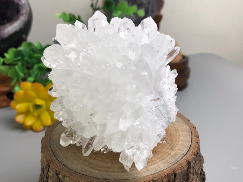 甜蜜水晶 天然細芽白晶簇 J00712A3-5商品如照 一物一拍 實品拍照:圖片 5