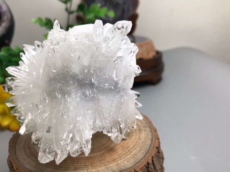 甜蜜水晶 天然細芽白晶簇 J00712A3-5商品如照 一物一拍 實品拍照:圖片 7