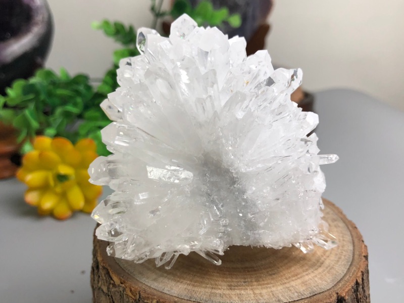 甜蜜水晶 天然細芽白晶簇 J00712A3-5商品如照 一物一拍 實品拍照:圖片 8