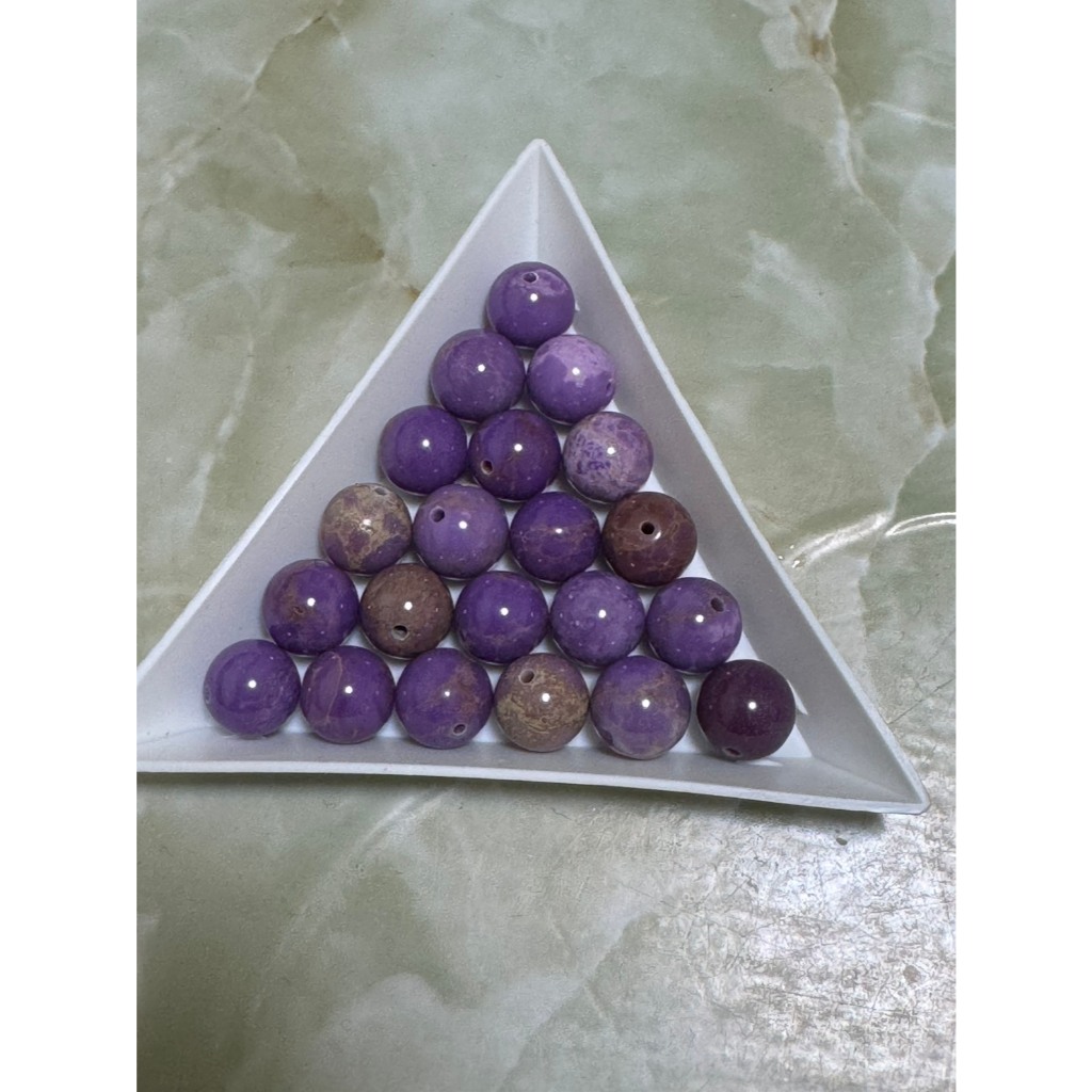 甜蜜水晶UC0408W1 diy 水晶手作材料 天然紫雲母 斜磷鐵礦 散珠。新鮮上市:圖片 6