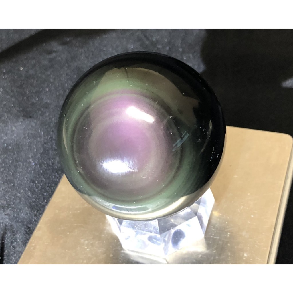甜蜜水晶J90804A02限量版5A黒曜石趨吉避凶球招財進寶球.避邪擋煞.天然彩色黒曜石雙眼5A級單珠能量球 彩色黑曜石