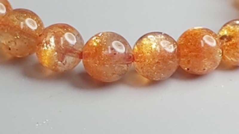 甜蜜水晶J00503A2黃金草莓太陽石貓眼水晶★甜蜜水晶★天然金草莓太陽石手鍊:圖片 8