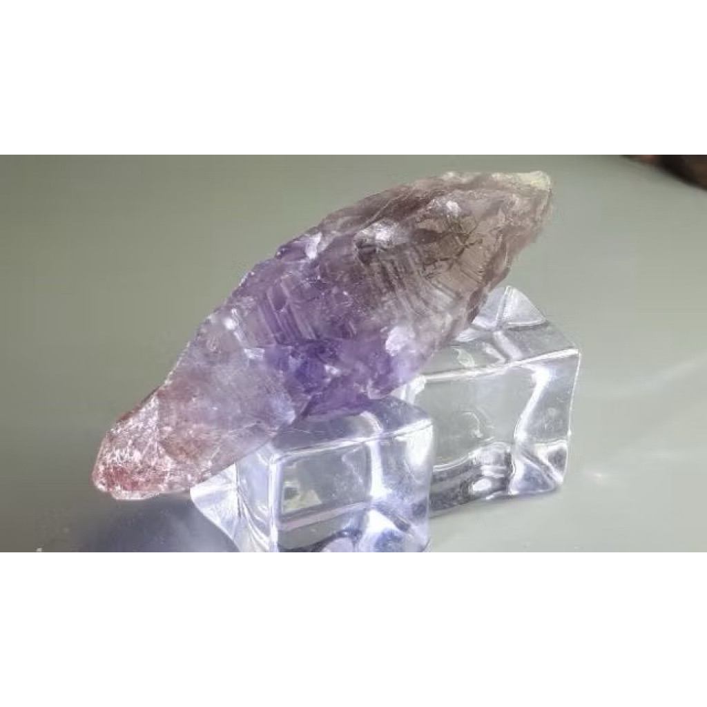 ♡J0728B02-12♡★甜蜜水晶★天然極光23紅頭原礦 超能量原礦 收藏家的原礦 ♤極品珍藏♤