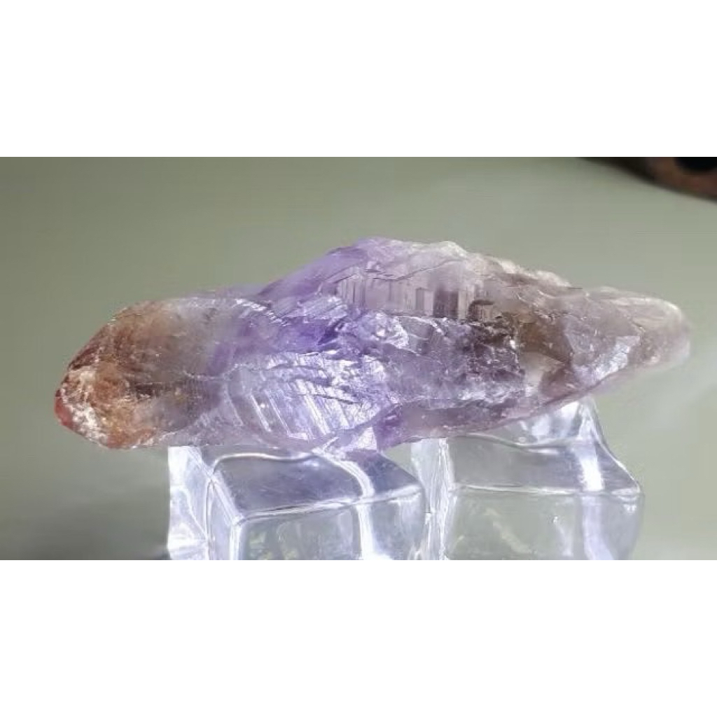 ♡J0728B02-12♡★甜蜜水晶★天然極光23紅頭原礦 超能量原礦 收藏家的原礦 ♤極品珍藏♤:圖片 4