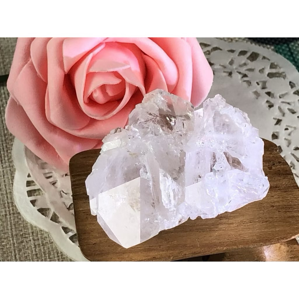 J0728B01-A11💐甜蜜水晶💐珍藏品天然縫合水晶縫合線白水晶 收藏家的最愛。商品如圖單一數量售完止請把握!:圖片 2