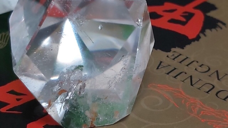 甜蜜水晶 K00101A5-3天然白水晶柱紅兔毛共生柱 化解梁煞!寶貝 橫樑、壓樑等風水化煞 極品:圖片 4