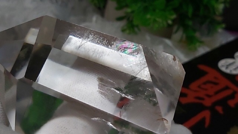 甜蜜水晶 K00101A5-3天然白水晶柱紅兔毛共生柱 化解梁煞!寶貝 橫樑、壓樑等風水化煞 極品:圖片 9