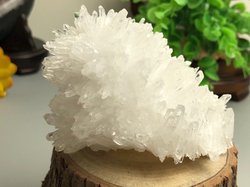 甜蜜水晶 天然細芽白晶簇 J00712A3-4商品如照 一物一拍 實品拍照:圖片 3