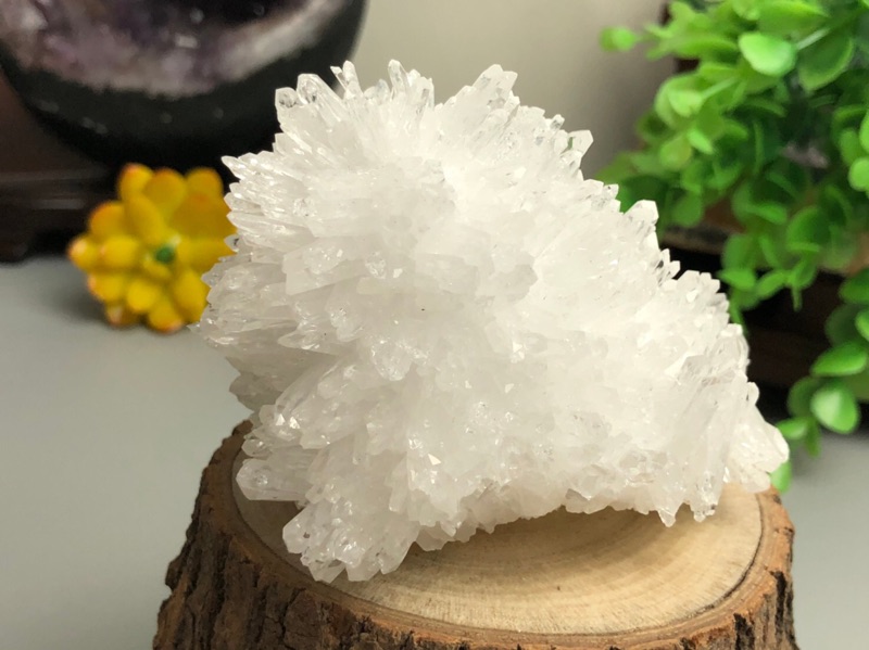 甜蜜水晶 天然細芽白晶簇 J00712A3-4商品如照 一物一拍 實品拍照:圖片 4