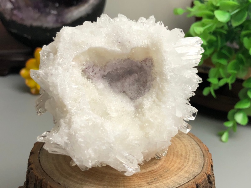 甜蜜水晶 天然細芽白晶簇 J00712A3-4商品如照 一物一拍 實品拍照:圖片 7