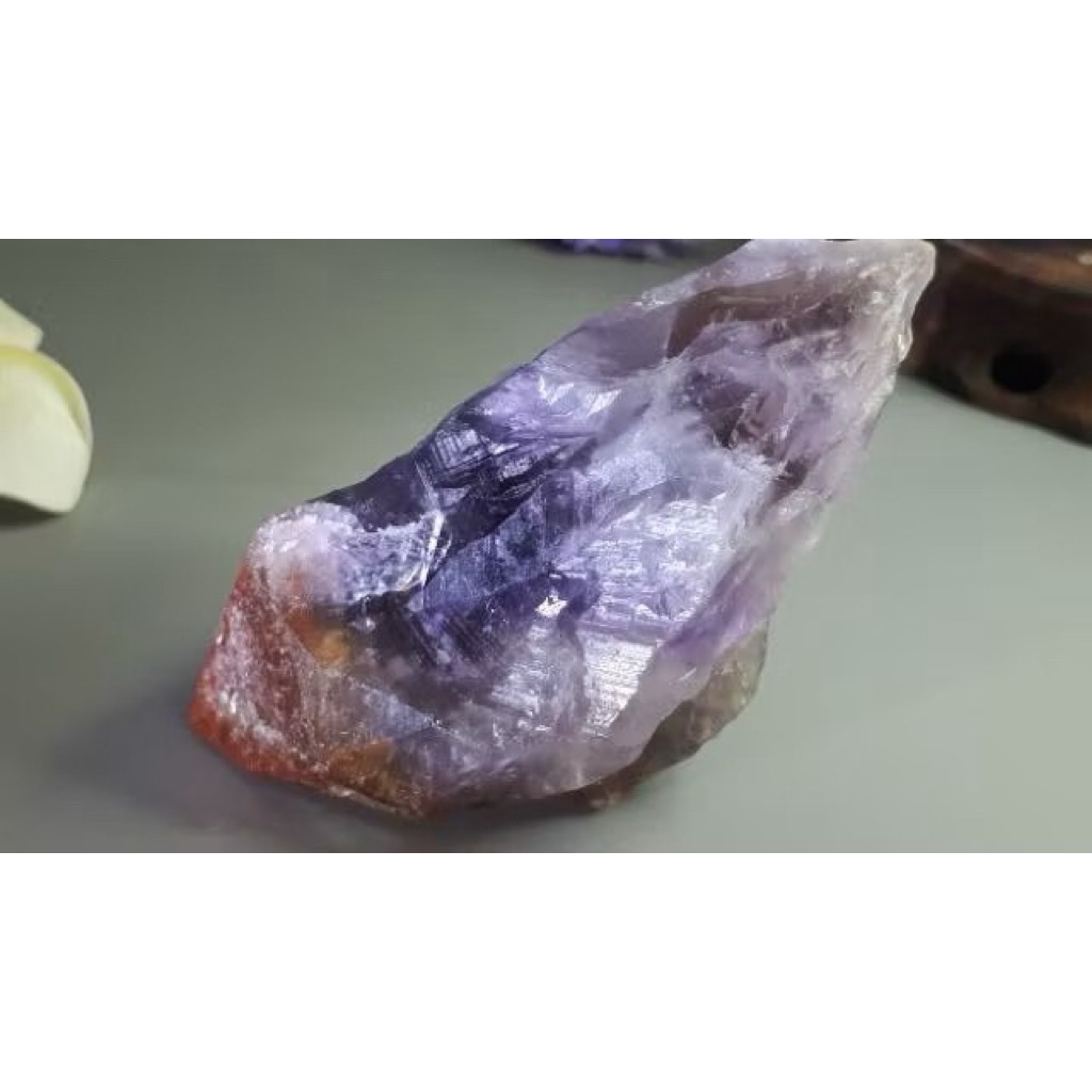 ♡J0728B02-1♡★甜蜜水晶★天然極光23紅頭原礦 超能量原礦 收藏家的原礦 ♤極品珍藏♤