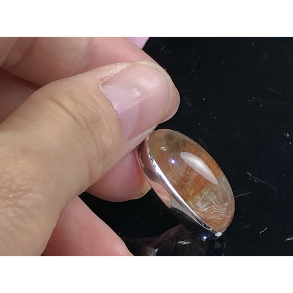 0414P24-11★甜蜜水晶★要發財就看這款能量更強的天然鈦晶多絲寬絲版絲清透亮眼鈦晶925銀框吊墜女款 能量更強:圖片 7