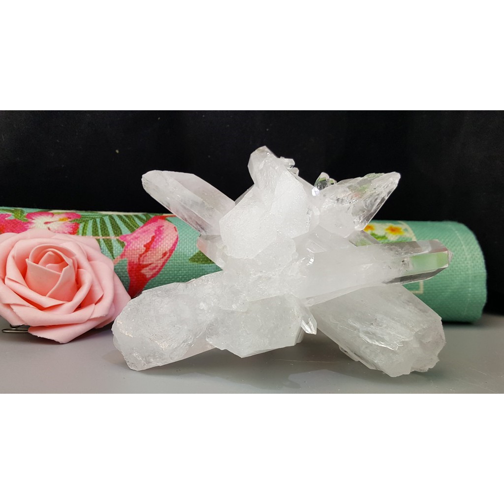甜蜜水晶 J90401A01-17 天然白水晶簇骨幹 白皙清透晶透柱 白水晶 簇消磁淨化 充電 鎮宅 避邪 防輻射:圖片 6