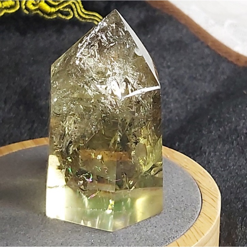 甜蜜水晶 K00101A6-1天然黃水晶柱 化解梁煞!寶貝 。橫樑、壓樑等風水化煞 極品