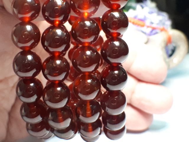 ♡J1-203B05-5.10★甜蜜水晶★天然橙石榴 橙石榴8mm手鍊:圖片 5