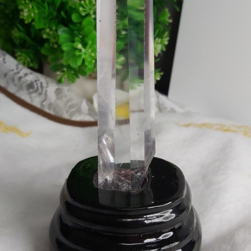 甜蜜水晶 K00101A4-3天然白水晶柱 化解梁煞!寶貝 。橫樑、壓樑等風水化煞 極品