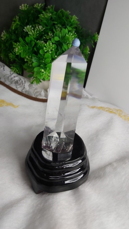 甜蜜水晶 K00101A4-3天然白水晶柱 化解梁煞!寶貝 。橫樑、壓樑等風水化煞 極品:圖片 2