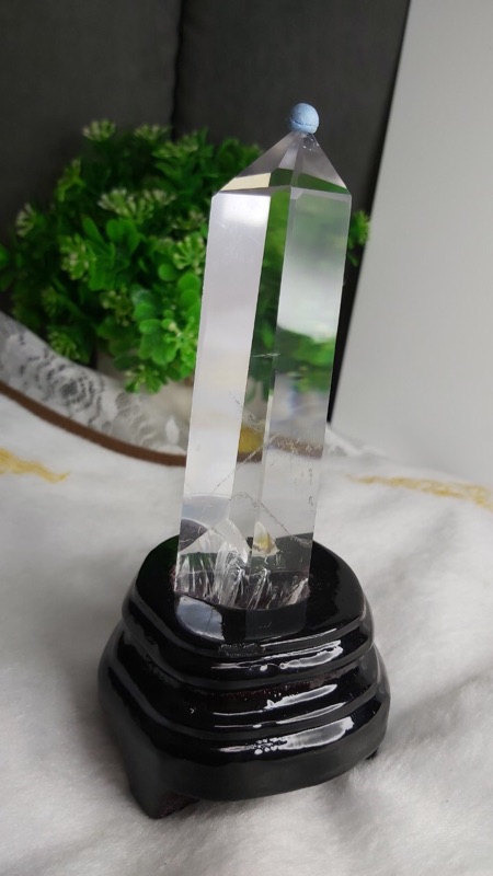 甜蜜水晶 K00101A4-3天然白水晶柱 化解梁煞!寶貝 。橫樑、壓樑等風水化煞 極品:圖片 3