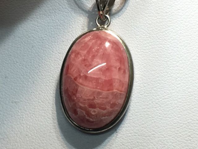 0430A17-1~2※甜蜜水晶 天然紅紋石S925銀包框吊墜項鍊吊墜(買就送細款銀鍊):圖片 7