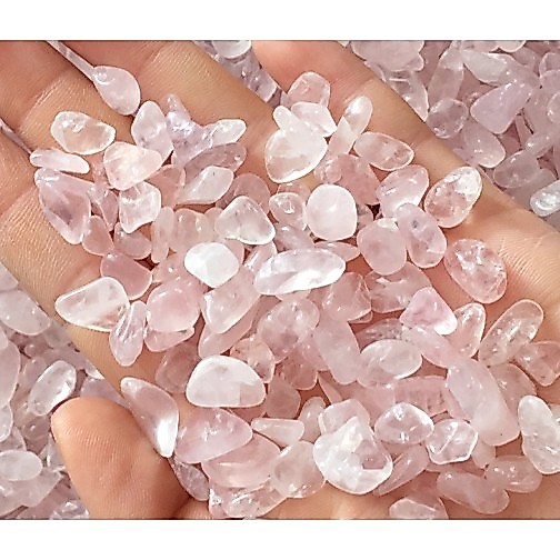 出清商品♥甜蜜水晶♥ 天然五色水晶碎石 水晶消磁石 原礦碎石天然白水晶碎石 水晶手鏈消磁專用 陶瓷小花盆:圖片 7
