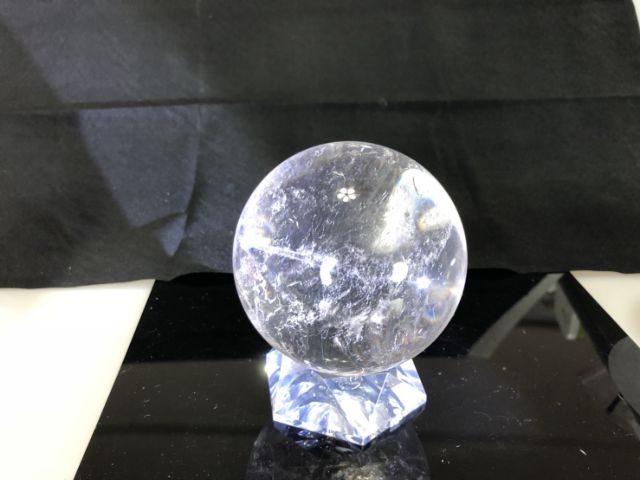 J0808B06※甜蜜水晶二館※天然白水晶球9CM大球白水晶白晶:圖片 6
