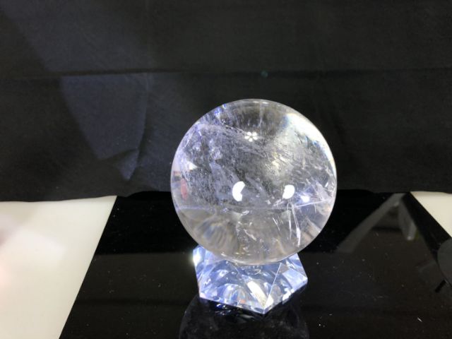 J0808B06※甜蜜水晶二館※天然白水晶球9CM大球白水晶白晶:圖片 8