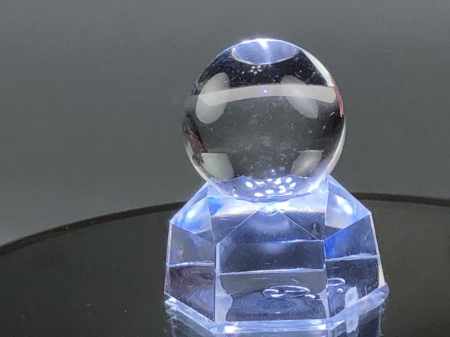 J0808B04 甜蜜水晶二館 天然白水晶 小球 迷你白水晶球 超能量 白晶球 收藏 極品珍藏:圖片 3