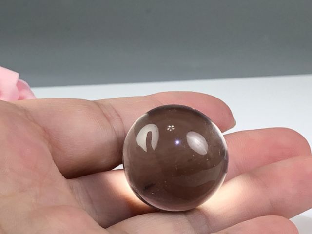 J0808B04 甜蜜水晶二館 天然白水晶 小球 迷你白水晶球 超能量 白晶球 收藏 極品珍藏:圖片 5
