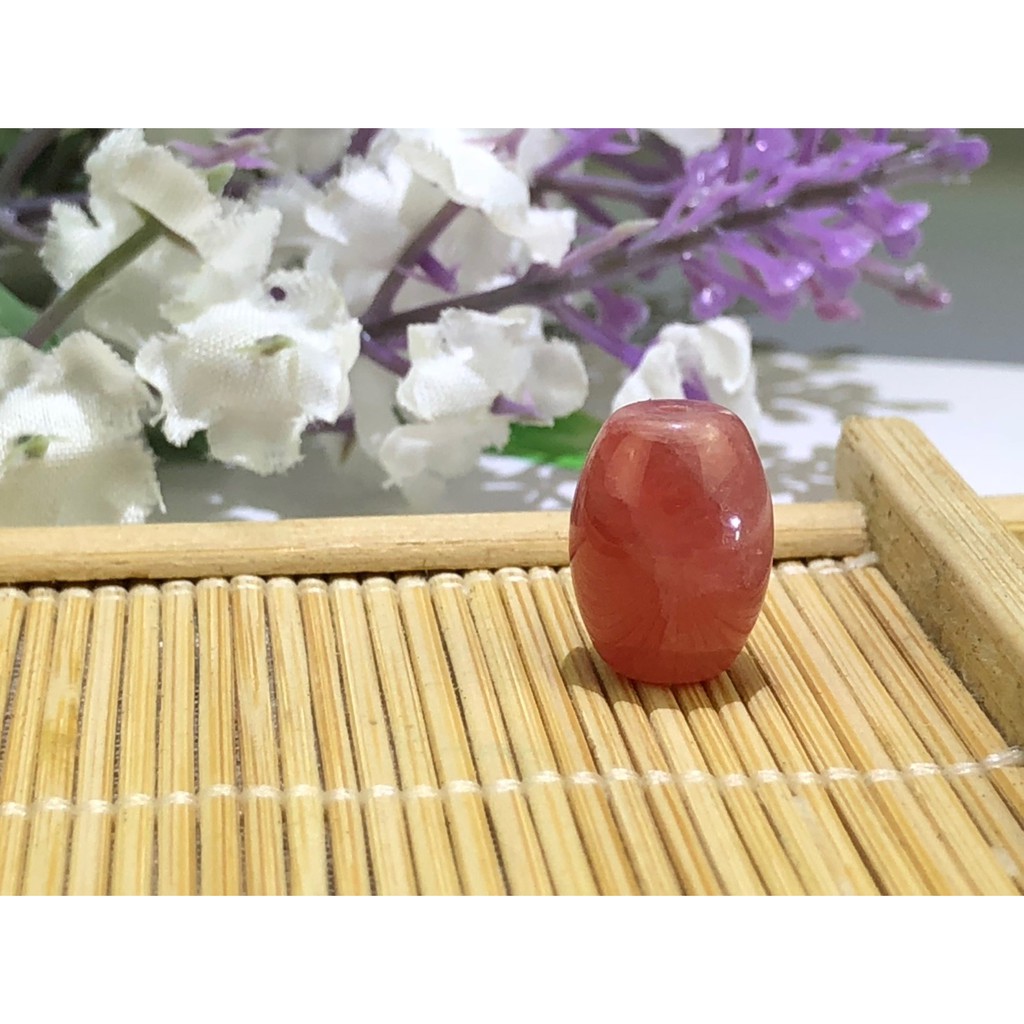 J0920A20-6 甜蜜水晶二館 手作材料-天然菱錳礦桶珠 「愛神之石」紅紋石桶珠項鍊 商品如圖:圖片 3