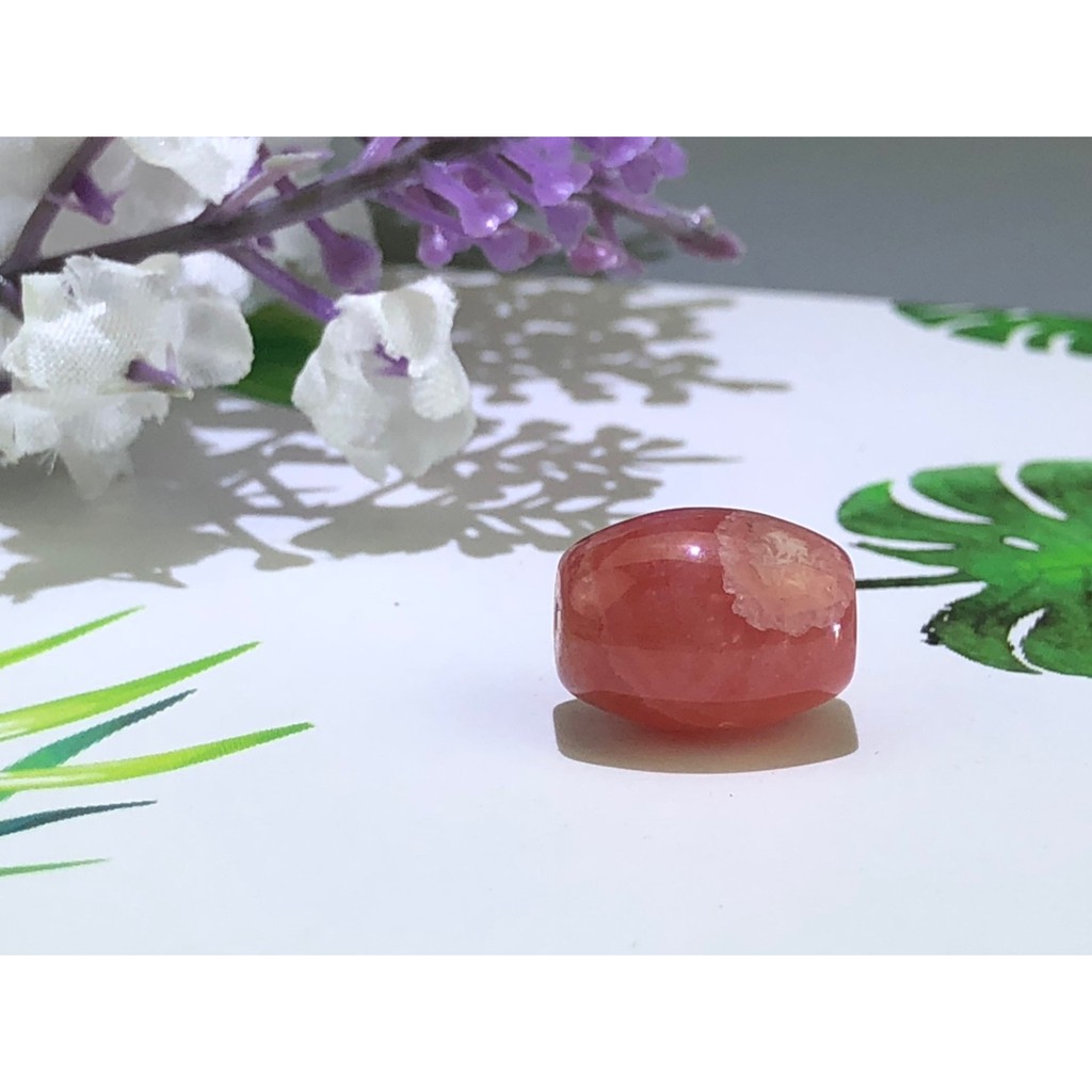 J0920A20-6 甜蜜水晶二館 手作材料-天然菱錳礦桶珠 「愛神之石」紅紋石桶珠項鍊 商品如圖:圖片 4