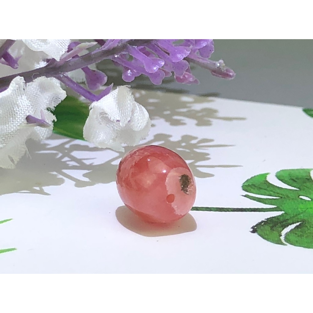 J0920A20-9 甜蜜水晶二館 手作材料-天然菱錳礦桶珠 「愛神之石」紅紋石桶珠 商品如圖:圖片 2