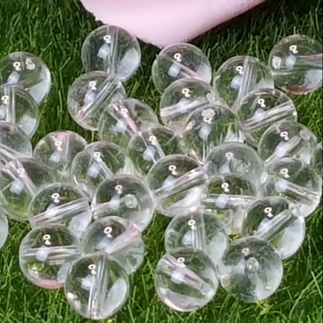 ♡甜蜜水晶二館♡手作材料 diy 水晶 天然5A白水晶6.5~10mm散珠商品如圖♡便宜賣♡另售24格散珠收納盒
