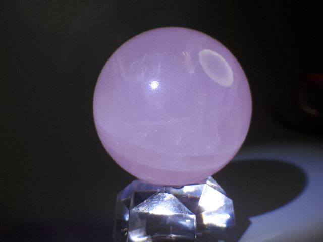 甜蜜水晶二館 J90106A02天然清透六芒星粉晶水晶球 粉晶 水晶球 六芒星 愛情能量更強:圖片 8