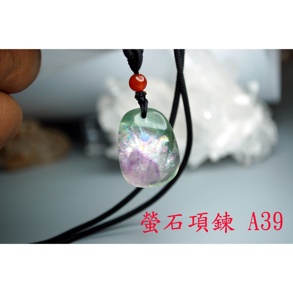 五色石項鍊 甜蜜水晶二館 J0930B04-A39-A42天然螢石 滑石 螢石項鍊 五色石項鍊:圖片 2